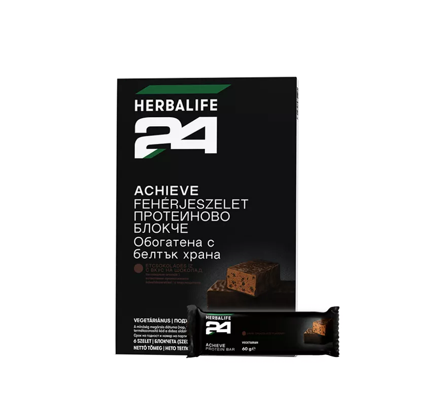 Herbalife24 Achieve Fehérjeszelet étcsokoládé 6x60g