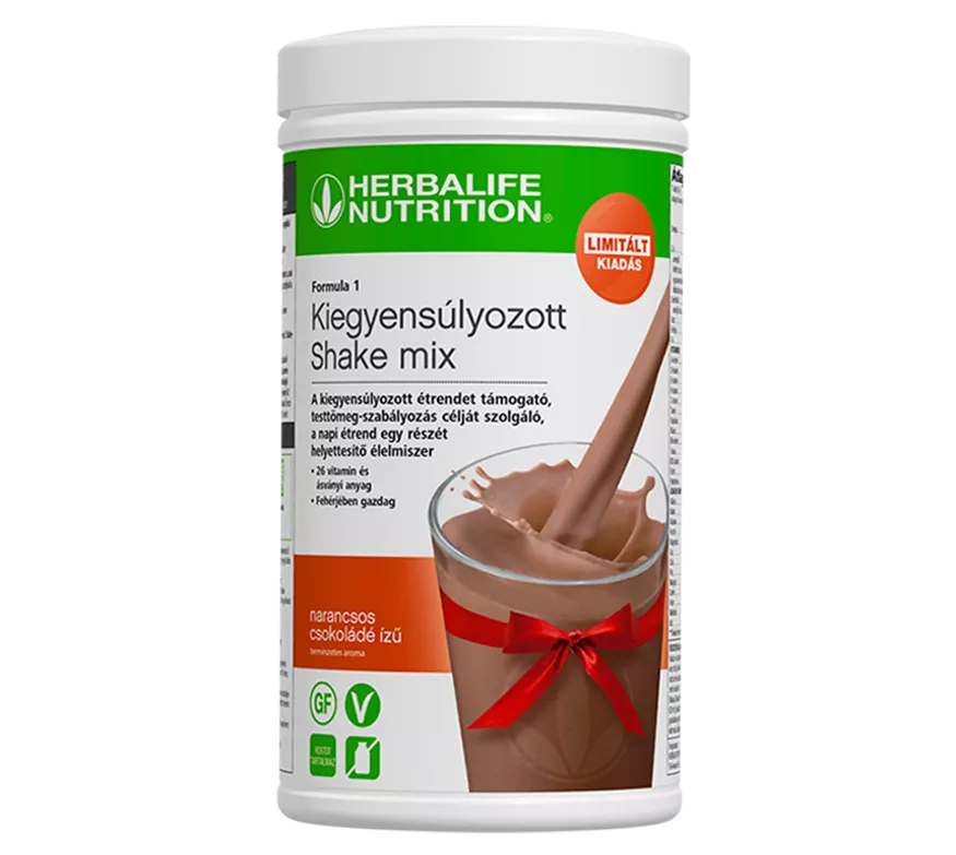 Herbalife Formula 1 Kiegyensúlyozott shake mix narancsos csokoládé LIMITÁLT