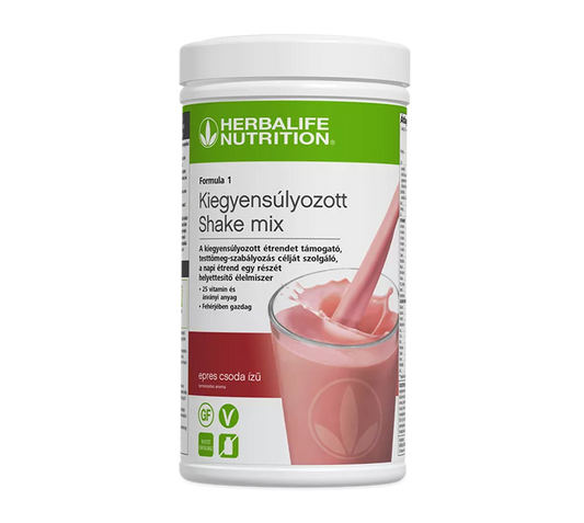 Herbalife Formula 1 Kiegyensúlyozott shake mix epres csoda