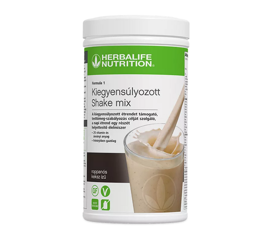 Herbalife Formula 1 Kiegyensúlyozott shake mix roppanós keksz