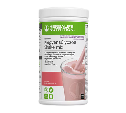 Herbalife Formula 1 Kiegyensúlyozott shake mix málna és fehércsokoládé